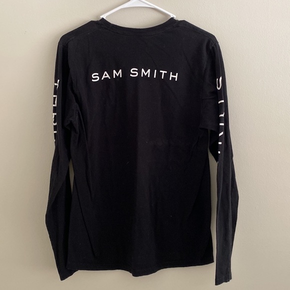 Sam Smith thrills black long sleeve concert tee - Picture 4 of 5
